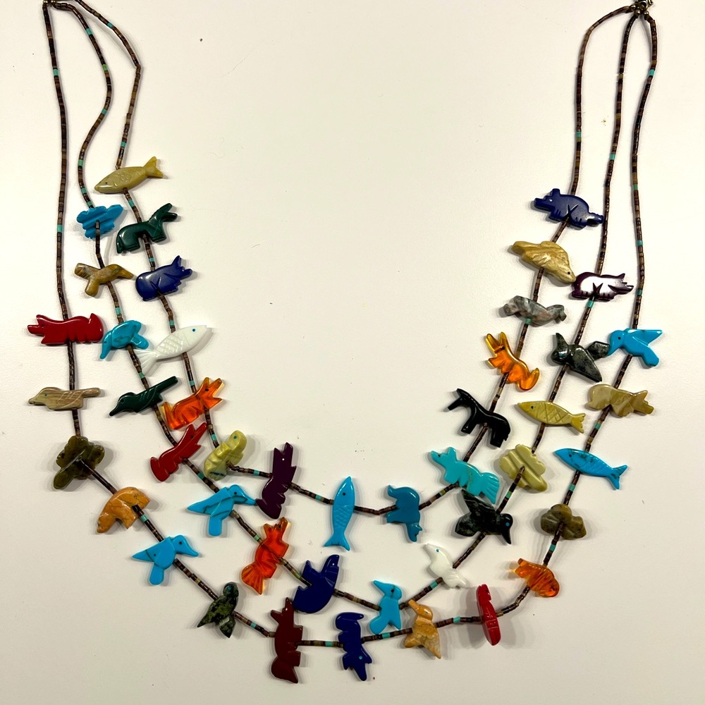 Three Strand Fetish Necklace
